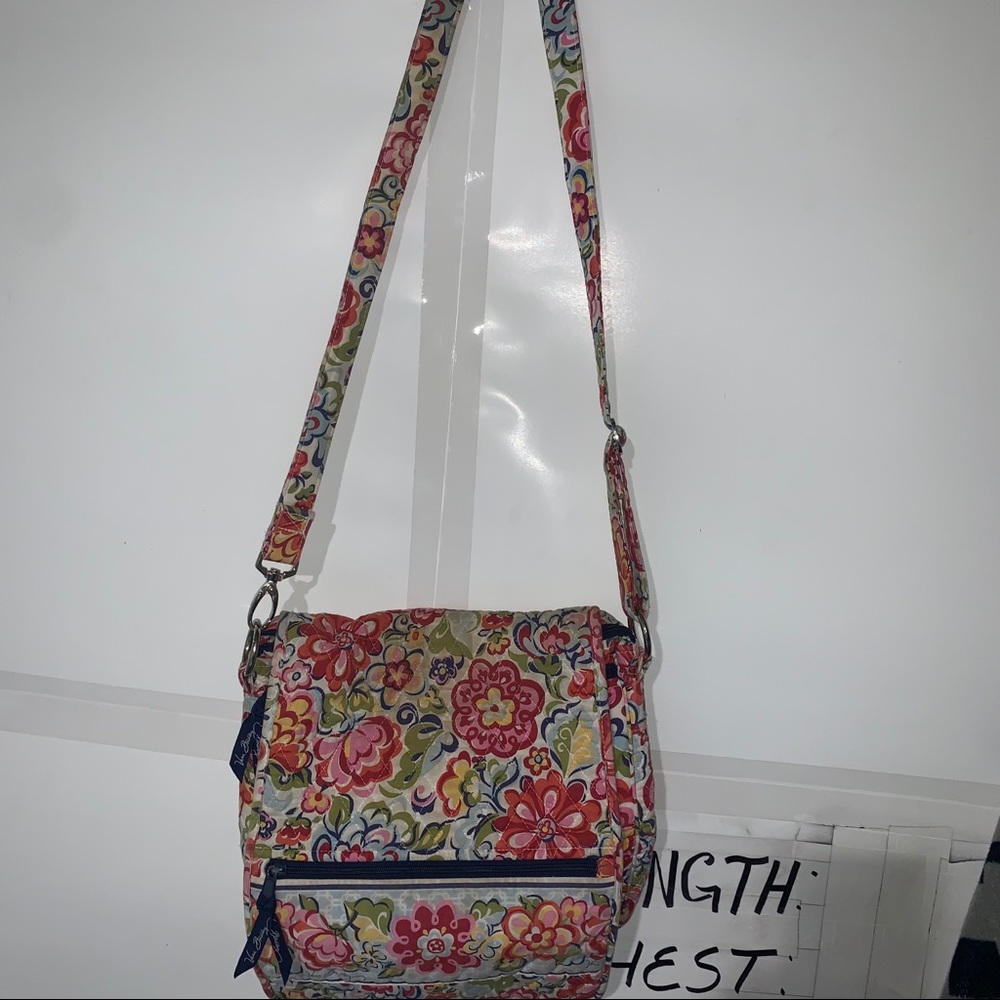 VERA BRADLEY Large Hipster Pink Crossbody Bag Purs